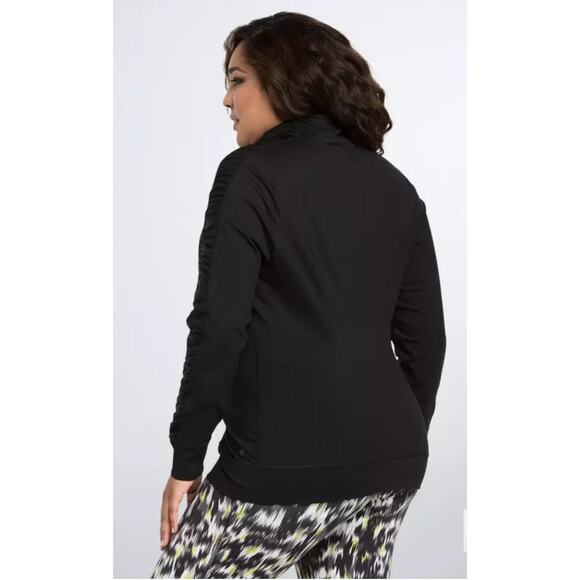 Torrid Active Mesh Panel Jacket Black Size 3 (3X) - Picture 3 of 12